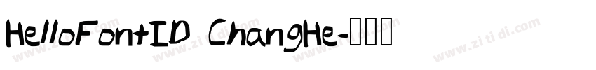 HelloFontID ChangHe字体转换